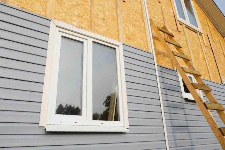 Siding and window Installation, vinyl material