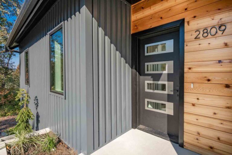 Metal siding with wood. Metal siding installation tips